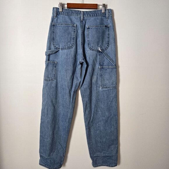 Aritzia Sunday Best Women's Size 25 The Carpenter Baggie Straight Leg Jeans - Picture 6 of 11